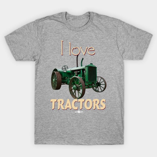 I Love Tractors Allis Chalmers T-Shirt by seadogprints